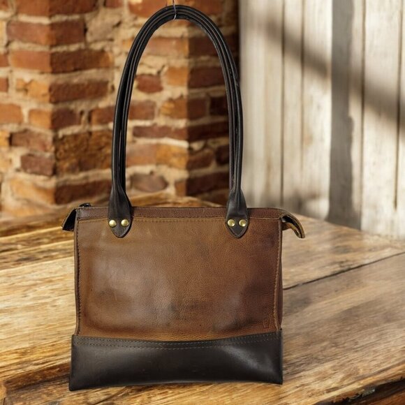 Open Hand Leather Goods Handmade Leather Tote - Gorgeous - Made to Last Lifetime - Picture 1 of 11